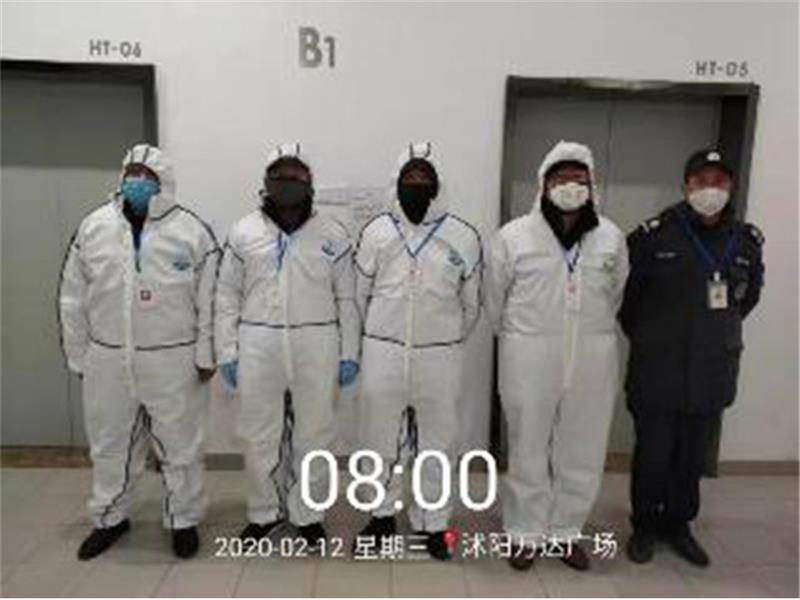淮安穿防护服执勤
